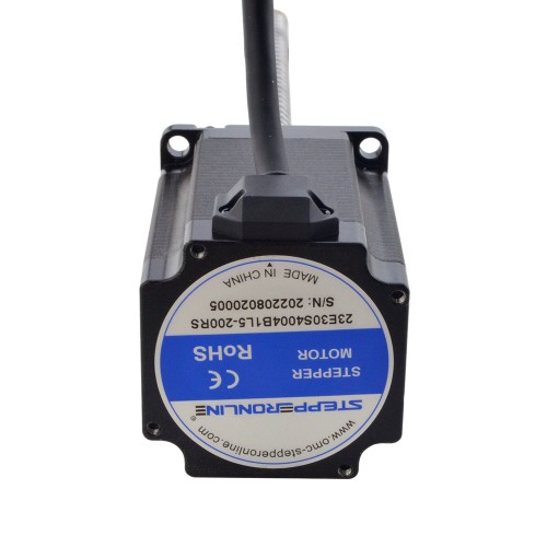 NEMA 23 Motor lineal de tornillo de bola externo 4.0A 75mm Cable de tornillo de pila 10mm(0.3937") NEMA 23 Motor lineal de tornillo de bola externo 4.0A 75mm Cable de tornillo de pila 10mm(0.3937")