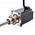 NEMA 23 Motor lineal de tornillo de bola externo 4.0A 75mm Cable de tornillo de pila 5mm(0.1969")