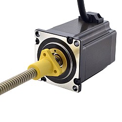 Motor lineal Acme externo NEMA 23 4.0A 76mm Cable de tornillo de pila 2,54mm(0,1") Longitud del cable 200mm