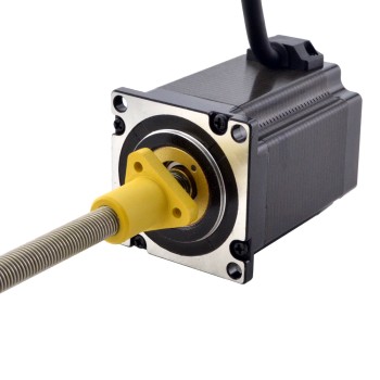 Motor lineal Acme externo NEMA 23 4.0A 76mm Cable de tornillo de pila 5.08mm(0.2") Longitud del cable 200mm