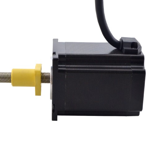 Motor lineal Acme externo NEMA 23 4.0A 76mm Cable de tornillo de pila 10.16mm(0.4)