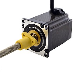 Motor lineal Acme externo NEMA 23 4.0A 76mm Cable de tornillo de pila 10.16mm(0.4") Longitud del Cable 200mm
