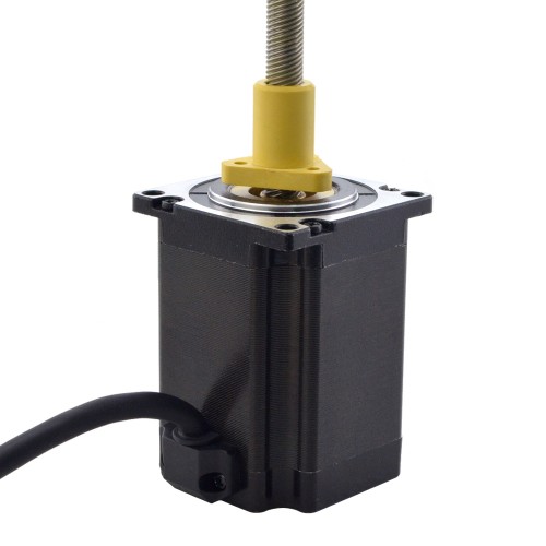 Motor lineal Acme externo NEMA 23 4.0A 76mm Cable de tornillo de pila 10.16mm(0.4)
