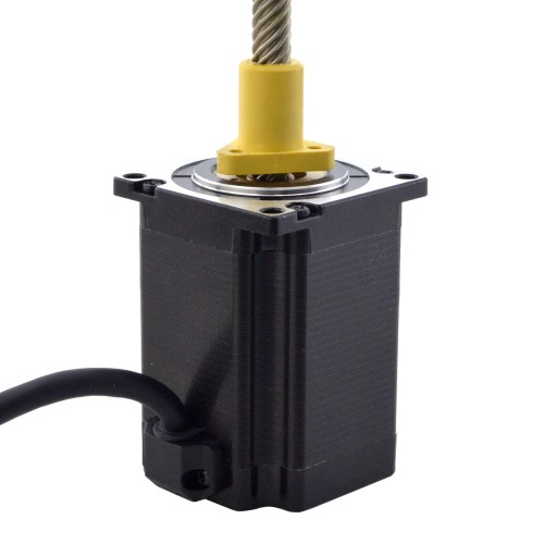 Motor lineal Acme externo NEMA 23 4.0A 76mm Cable de tornillo de pila 25,4mm(1)