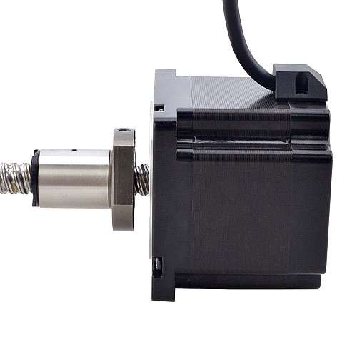 NEMA 34 Motor lineal de tornillo de bola externo 4.5Nm(637.25oz.in) 5.5A 76mm Cable de tornillo de pila 10mm(0.3937) NEMA 34 Motor lineal de tornillo de bola externo 4.5Nm(637.25oz.in) 5.5A 76mm Cable de tornillo de pila 10mm(0.3937)