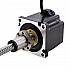 Motor paso a paso lineal con husillo de bolas externo NEMA 34, 4,5Nm(637,25oz.in), 5,5A, 76mm, 10mm(0,3937")