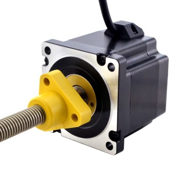 Motor paso a paso lineal Acme externo NEMA 34, 5,5A, 76mm, cable de tornillo de 2,54mm(0,1"), longitud del cable 200mm