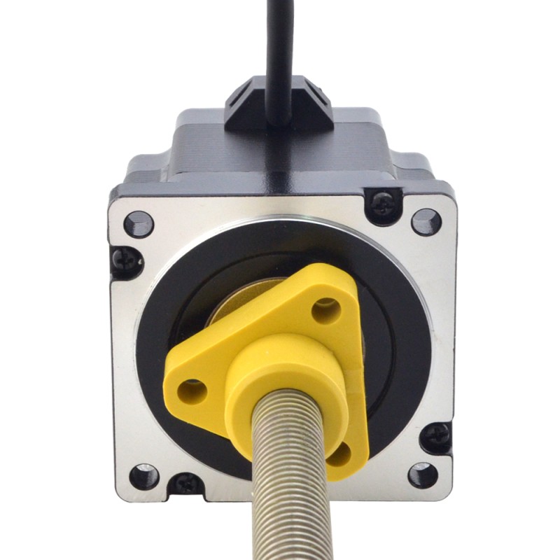 Motor paso a paso lineal Acme externo NEMA 34, 5,5A, 76mm, cable de tornillo de 2,54mm(0,1"), longitud del cable 200mm