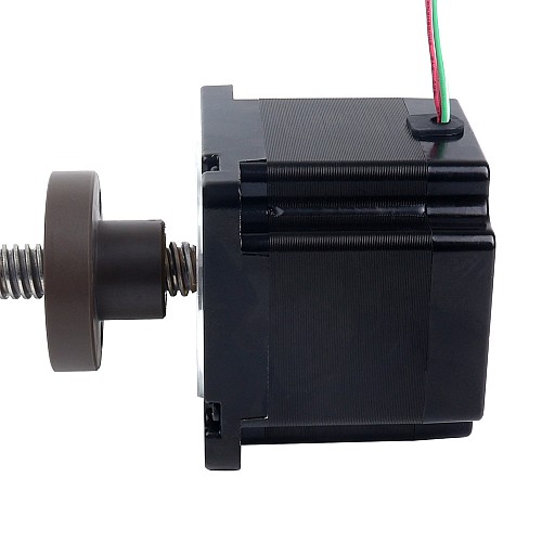 Motor paso a paso lineal Acme externo NEMA 34, 5,5A, 76mm, cable de tornillo de 6,35mm(0,25"), longitud del cable 250mm Motor paso a paso lineal Acme externo NEMA 34, 5,5A, 76mm, cable de tornillo de 6,35mm(0,25"), longitud del cable 250mm