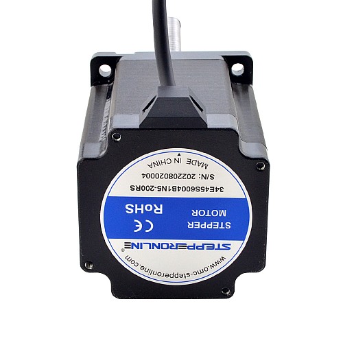 Motor paso a paso lineal con husillo de bolas externo NEMA 34, 8Nm(1132,90oz.in), 6,0A, 114mm, 10mm(0,3937") Motor paso a paso lineal con husillo de bolas externo NEMA 34, 8Nm(1132,90oz.in), 6,0A, 114mm, 10mm(0,3937")