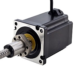 Motor paso a paso lineal con husillo de bolas externo NEMA 34, 8Nm(1132,90oz.in), 6,0A, 114mm, 10mm(0,3937")