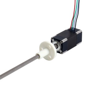Motor paso a paso lineal trapezoidal externo Nema 6 0,3A 32mm Cable de tornillo de pila 2mm (0,07874")