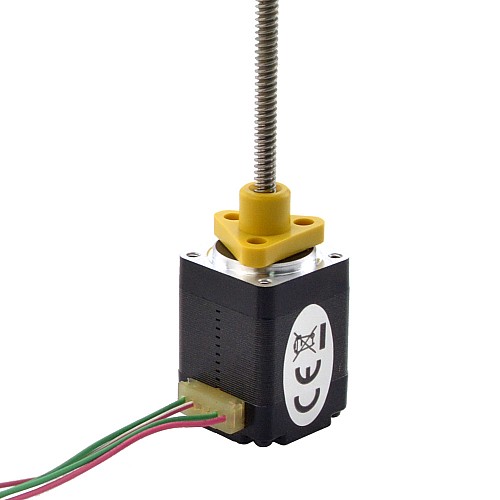 Motor lineal Trapezoidal externo NEMA 8 0.5A 30mm Cable de tornillo de pila 2mm(0.07874) Motor lineal Trapezoidal externo NEMA 8 0.5A 30mm Cable de tornillo de pila 2mm(0.07874)