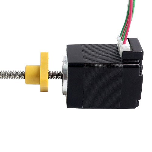 Motor lineal Trapezoidal externo NEMA 8 0.5A 28.2mm Cable de tornillo de pila 1mm(0.03937) Motor lineal Trapezoidal externo NEMA 8 0.5A 28.2mm Cable de tornillo de pila 1mm(0.03937)