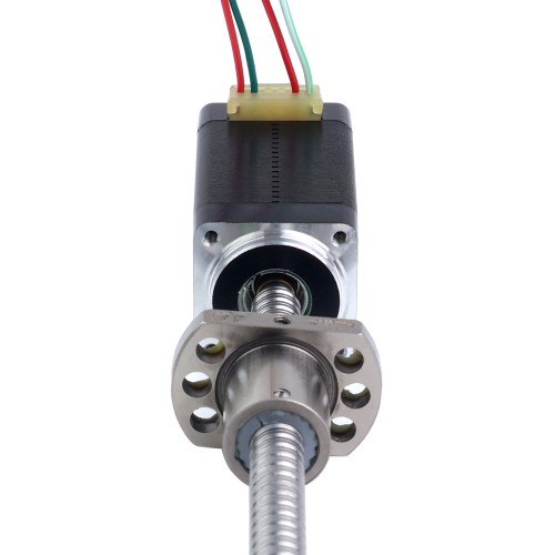 Motor paso a paso lineal con husillo de bolas externo NEMA 8, 0,5A, 38,2mm, paso de tornillo de 2mm(0,07874") Motor paso a paso lineal con husillo de bolas externo NEMA 8, 0,5A, 38,2mm, paso de tornillo de 2mm(0,07874")