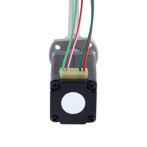 Motor paso a paso lineal con husillo de bolas externo NEMA 8, 0,5A, 38,2mm, paso de tornillo de 2mm(0,07874") Motor paso a paso lineal con husillo de bolas externo NEMA 8, 0,5A, 38,2mm, paso de tornillo de 2mm(0,07874")