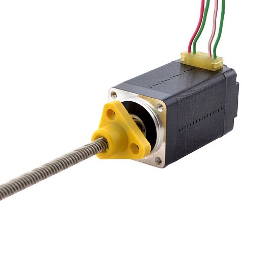 Motor lineal Trapezoidal externo NEMA 8 0.5A 38.2mm StackScrew Lead 4mm(0.1575) Motor lineal Trapezoidal externo NEMA 8 0.5A 38.2mm StackScrew Lead 4mm(0.1575)