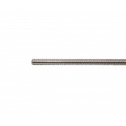 Tornillo de plomo trapezoidal de 155 mm, 11 mm de diámetro, 2 mm de paso, con cabeza de rosca M6 de 15 mm