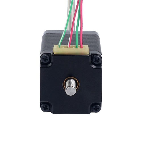 Motor paso a paso lineal Acme no cautivo NEMA 11 1.0A 46mm Cable de tornillo de pila 0.635mm(0.025) Longitud del cable 250mm - 11N18S1004ED5-250RS | StepperOnline Motor paso a paso lineal Acme no cautivo NEMA 11 1.0A 46mm Cable de tornillo de pila 0.635mm(0.025) Longitud del cable 250mm - 11N18S1004ED5-250RS | StepperOnline