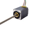 Motor lineal Acme no cautivo NEMA 11 1.0A 46mm Cable de tornillo de pila 5.08mm(0.2")
