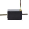 Motor lineal Acme no cautivo NEMA 11 1.0A 46mm Cable de tornillo de pila 5.08mm(0.2")