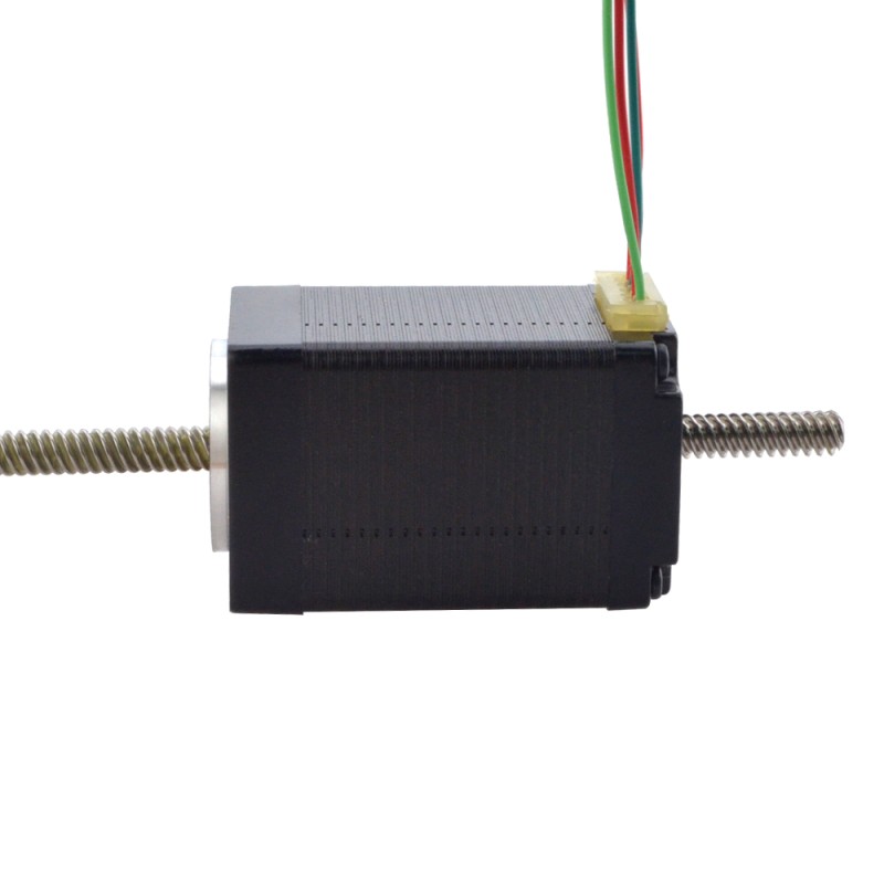 Motor lineal Acme no cautivo NEMA 11 1.0A 46mm Cable de tornillo de pila 5.08mm(0.2")