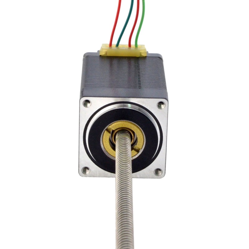 Motor lineal Acme no cautivo NEMA 11 1.0A 46mm Cable de tornillo de pila 5.08mm(0.2")