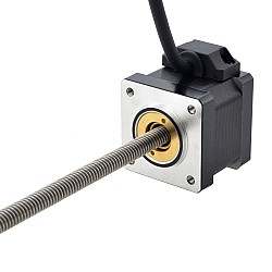 NEMA 14 Motor lineal Acme no cautivo 1.5A 34mm Cable de tornillo de pila 2.54mm(0.1")