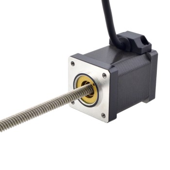 CN en oferta - Motor lineal Acme no cautivo NEMA 14 1,5A 47mm Cable de tornillo de pila 6,35mm(0,25")