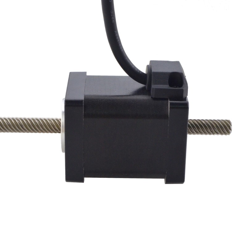 CN en oferta - Motor lineal Acme no cautivo NEMA 14 1,5A 47mm Cable de tornillo de pila 12,7mm(0,5")
