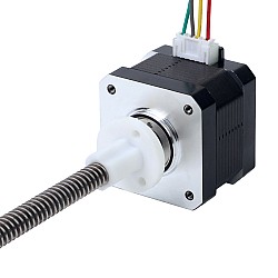 Nema 17 Pila externa de 34mm Cable de 0,4A 4mm(0,15748") Longitud 100mm