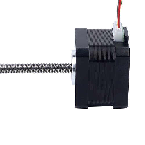 Nema 17 No cautivo Pila de 34mm Cable de 0,4A 2mm(0,07874") Longitud 100mm - 17N13S0404AF4-100RS | StepperOnline UK
