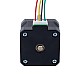 Nema 17 No cautivo Pila de 34mm Cable de 0,4A 2mm(0,07874") Longitud 100mm - 17N13S0404AF4-100RS | StepperOnline UK