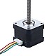 Nema 17 No cautivo Pila de 34mm Cable de 0,4A 2mm(0,07874") Longitud 100mm - 17N13S0404AF4-100RS | StepperOnline UK