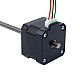 Nema 17 No cautivo Pila de 34mm Cable de 0,4A 2mm(0,07874) Longitud 150mm