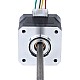 Nema 17 No cautivo Pila de 34mm Cable de 0,84A 2mm(0,07874") Longitud 200mm