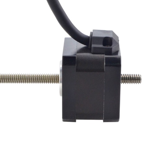 Motor lineal Acme no cautivo NEMA 17 1.5A 34mm Cable de tornillo de pila 2.54mm(0.1)