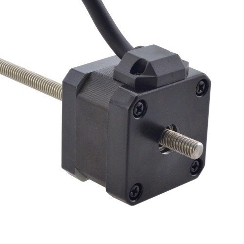 Motor lineal Acme no cautivo NEMA 17 1.5A 34mm Cable de tornillo de pila 2.54mm(0.1)