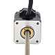 Motor lineal Acme no cautivo NEMA 17 1.5A 34mm Cable de tornillo de pila 6.35mm(0.25)