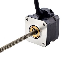 CN en oferta - Motor lineal Acme no cautivo NEMA 17 1.5A 34mm Cable de tornillo de pila 12.7mm(0.5")