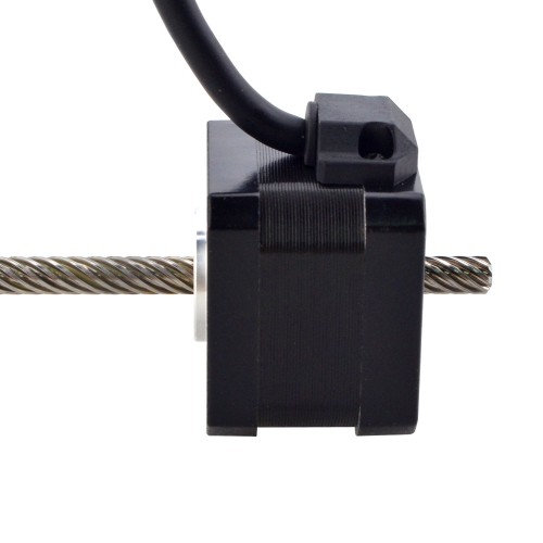 CN en oferta - Motor lineal Acme no cautivo NEMA 17 1,5A 34mm Cable de tornillo de pila 25,4mm(1")