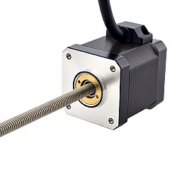 Motor lineal Acme no cautivo NEMA 17 2,5A 48mm Cable de tornillo de pila 1,27mm(0,05")