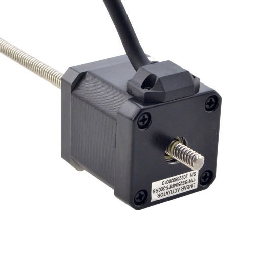 Motor lineal Acme no cautivo NEMA 17 2.5A 48mm Cable de tornillo de pila 6.35mm(0.25)