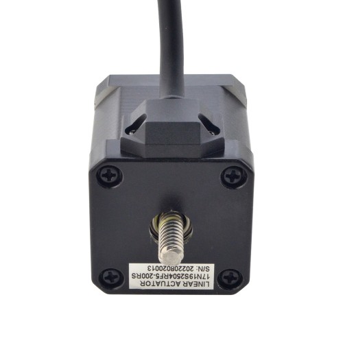 Motor lineal Acme no cautivo NEMA 17 2.5A 48mm Cable de tornillo de pila 6.35mm(0.25)