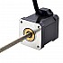 Motor lineal Acme no cautivo NEMA 17 2.5A 48mm Cable de tornillo de pila 6.35mm(0.25")