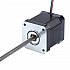 Nema 17, no cautivo, 48mm de apilamiento, 2,6A, avance 2,4384mm (0,096"), longitud 250mm