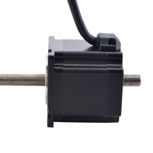 Motor lineal Acme no cautivo NEMA 23 3.0A 56mm Cable de tornillo de pila 10,16mm(0,4)
