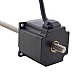 Motor lineal Acme no cautivo NEMA 23 3.0A 56mm Cable de tornillo de pila 10,16mm(0,4)
