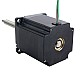 Nema 23 No cautivo Pila de 66mm Cable de 2,5A 5,08mm(0,2) Longitud 150mm