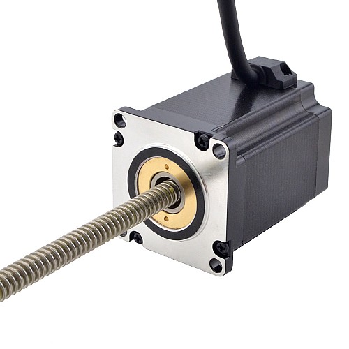 Motor lineal Acme no cautivo NEMA 23 4.0A 75mm Cable de tornillo de pila 2,54mm(0,1)